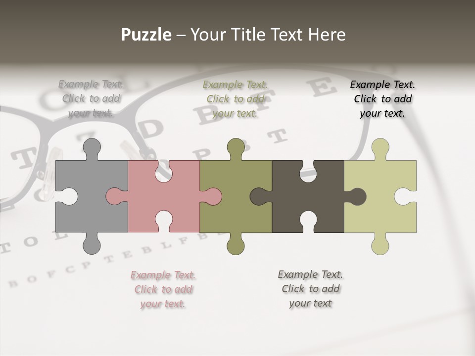 Letter Focus Style PowerPoint Template