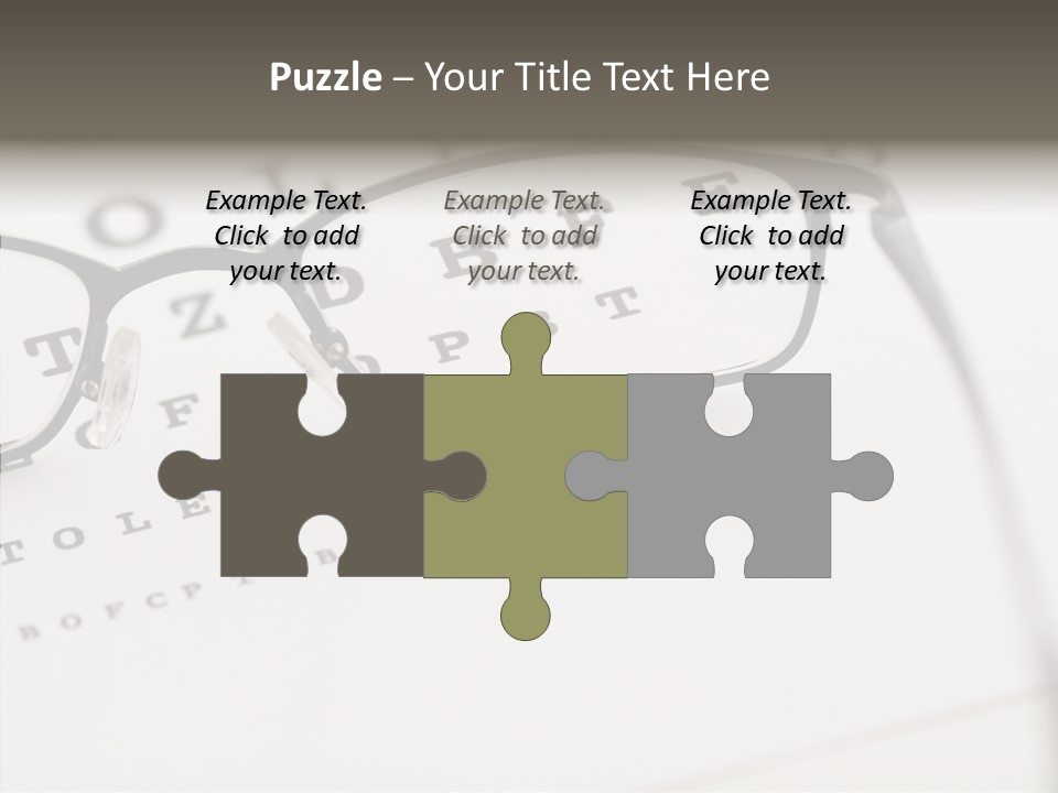 Letter Focus Style PowerPoint Template