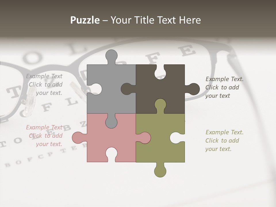 Letter Focus Style PowerPoint Template