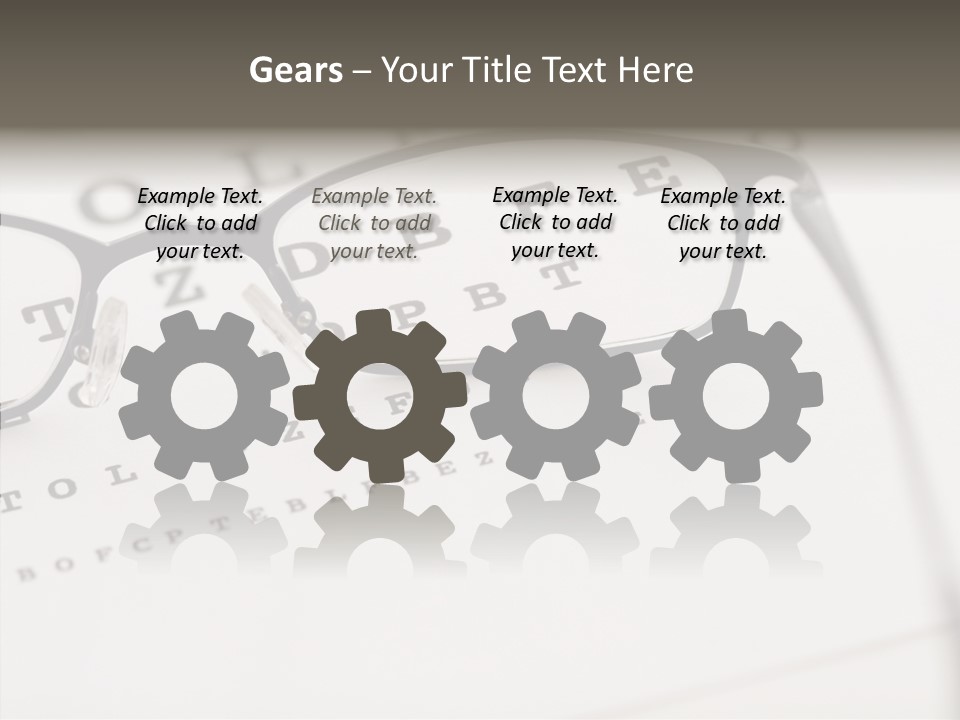 Letter Focus Style PowerPoint Template