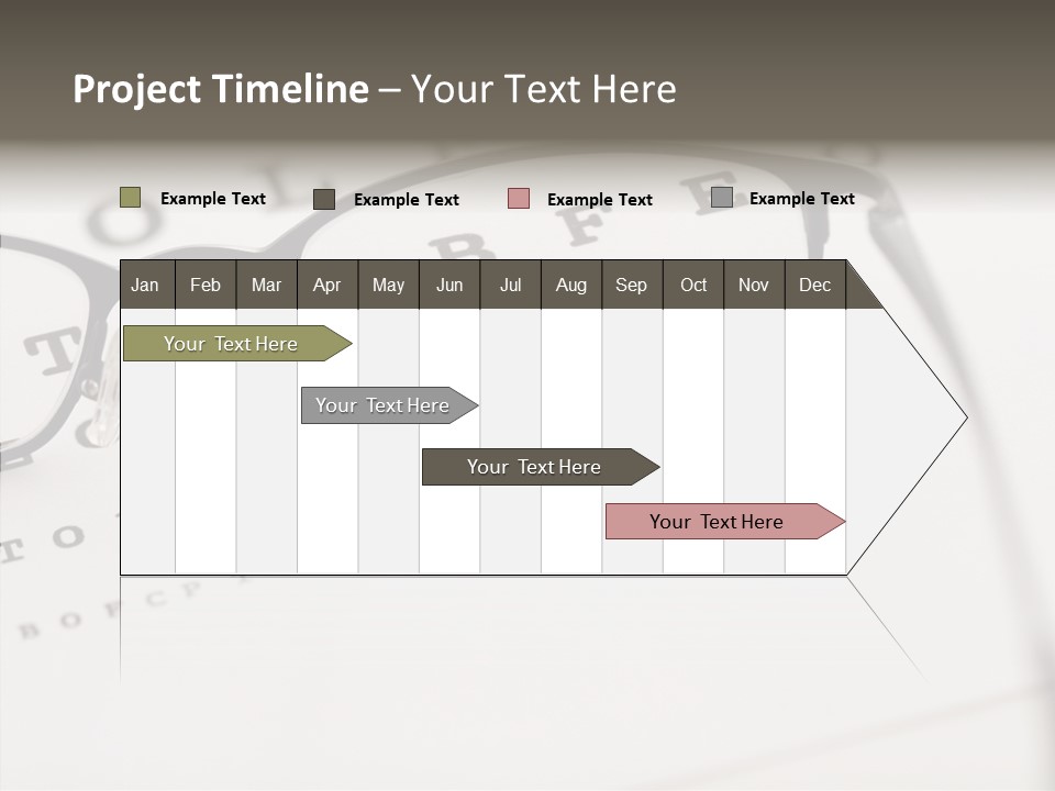 Letter Focus Style PowerPoint Template