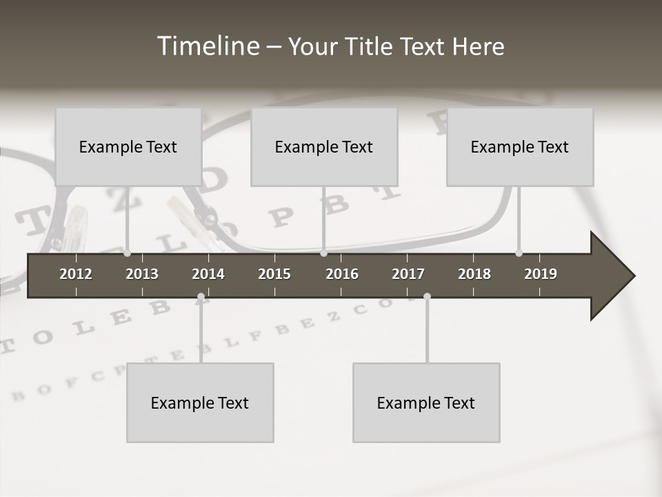 Letter Focus Style PowerPoint Template