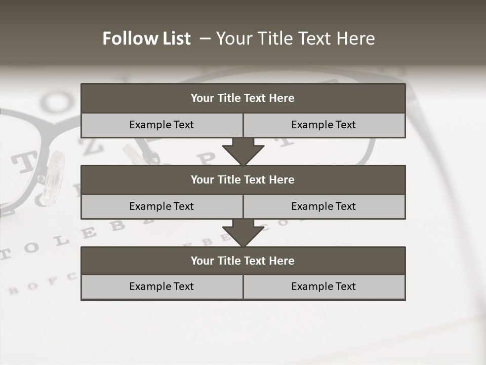 Letter Focus Style PowerPoint Template