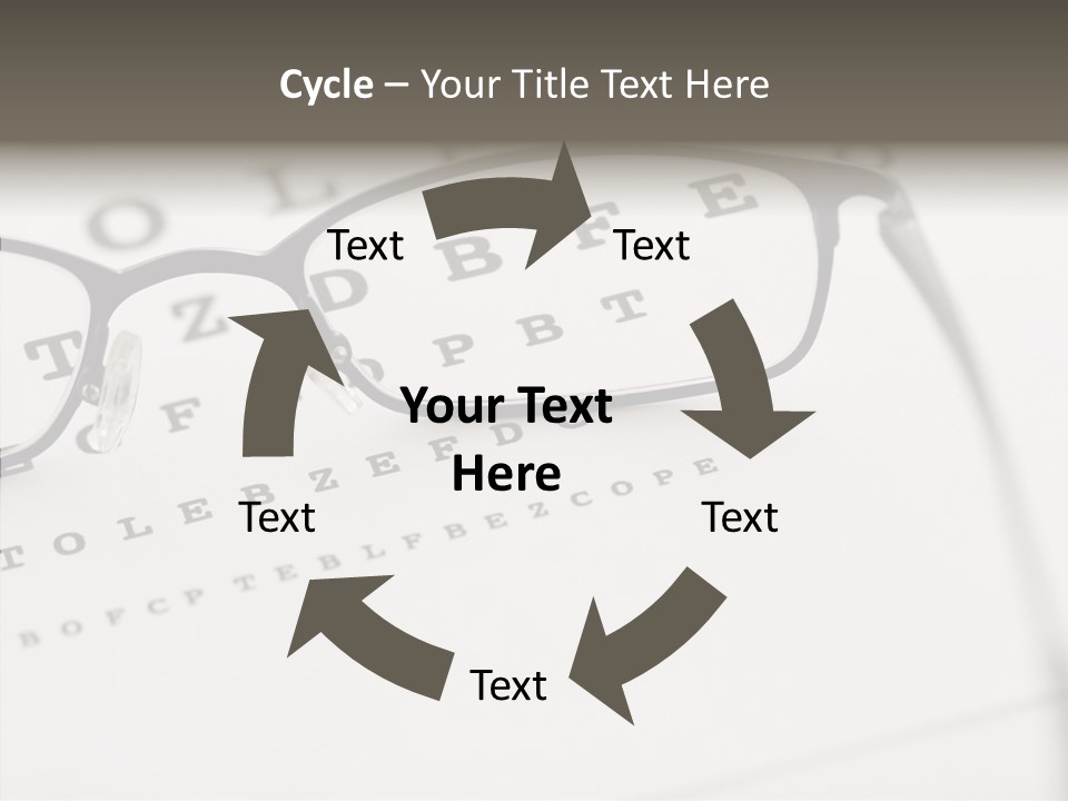 Letter Focus Style PowerPoint Template