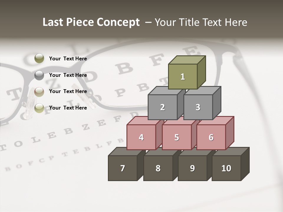Letter Focus Style PowerPoint Template