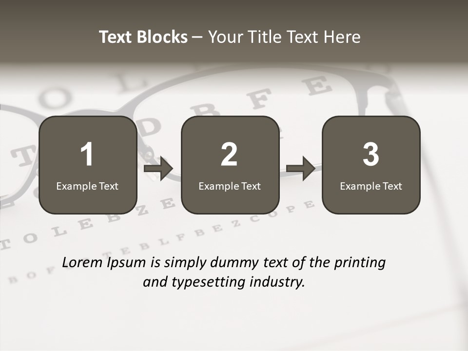 Letter Focus Style PowerPoint Template