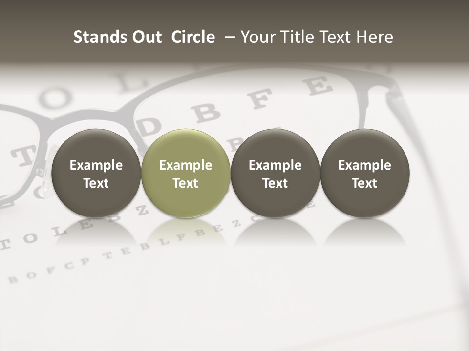 Letter Focus Style PowerPoint Template