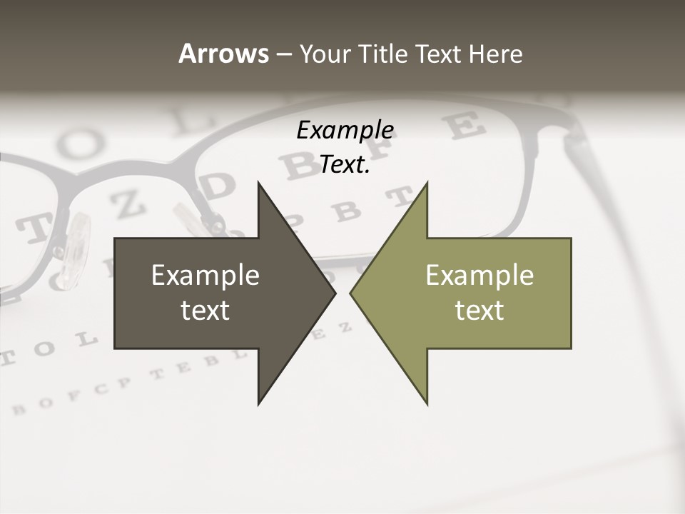 Letter Focus Style PowerPoint Template