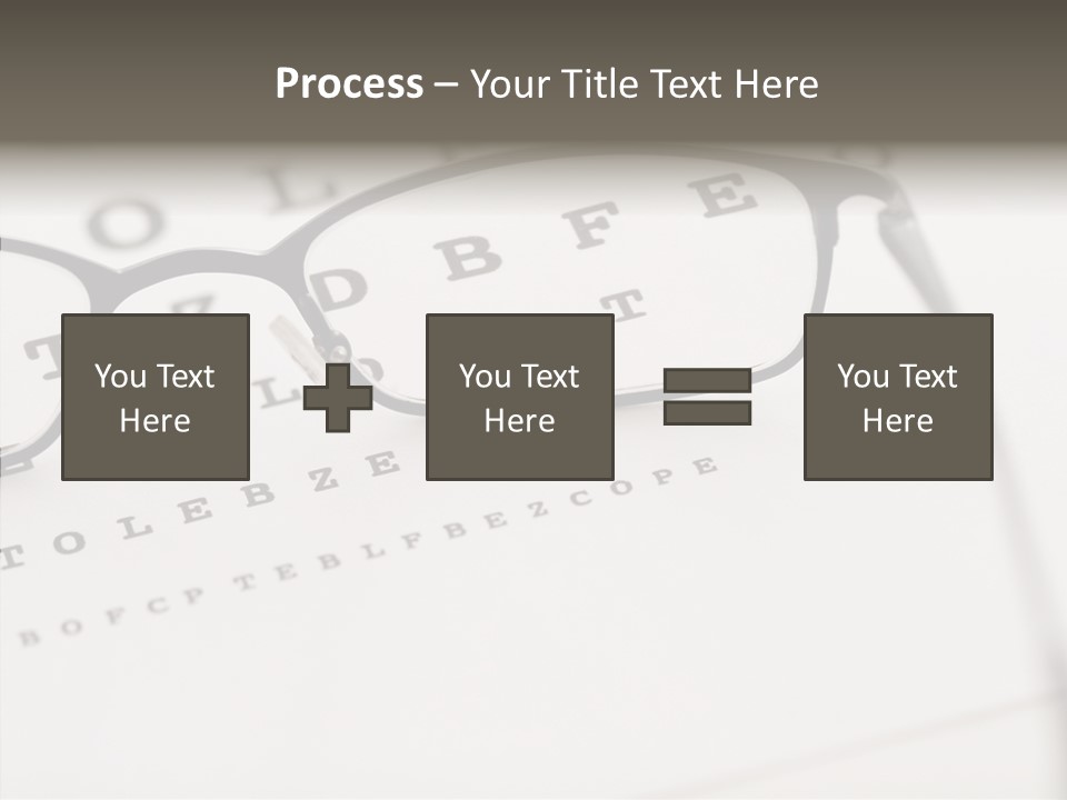 Letter Focus Style PowerPoint Template