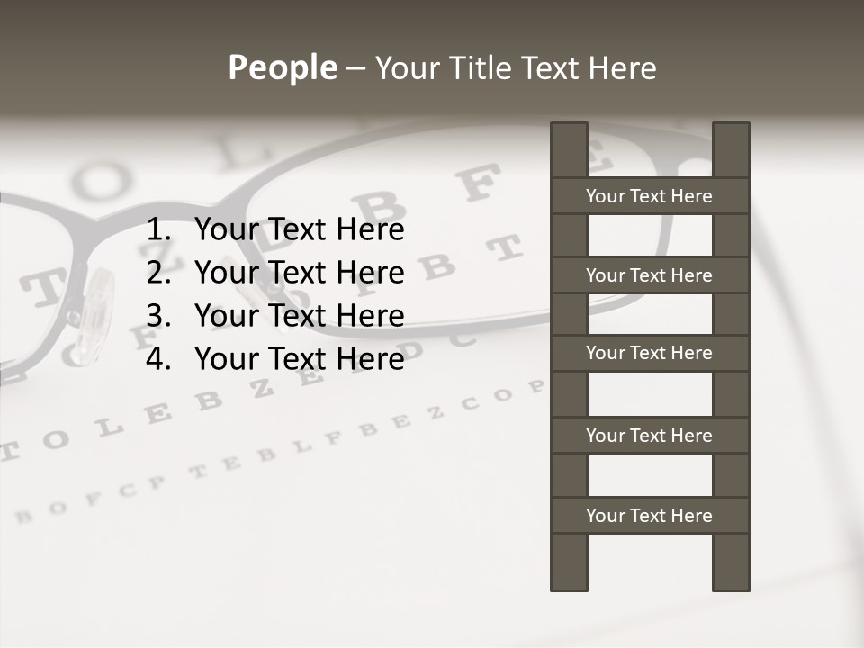 Letter Focus Style PowerPoint Template