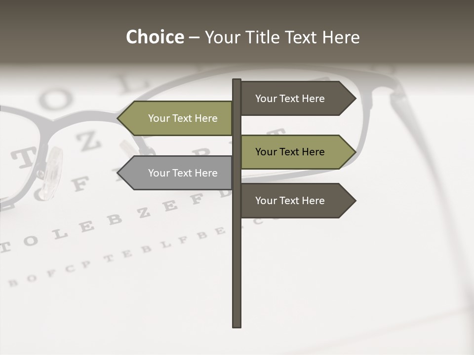 Letter Focus Style PowerPoint Template