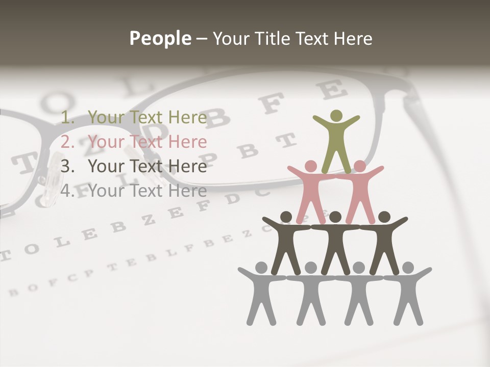 Letter Focus Style PowerPoint Template