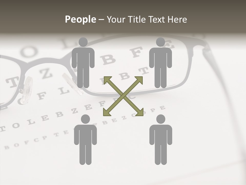 Letter Focus Style PowerPoint Template