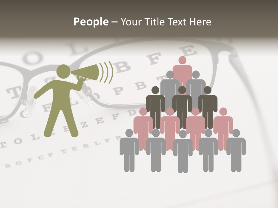 Letter Focus Style PowerPoint Template