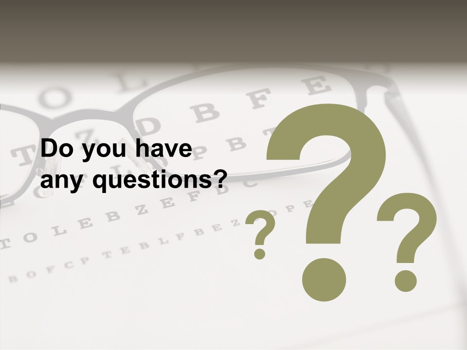 Letter Focus Style PowerPoint Template