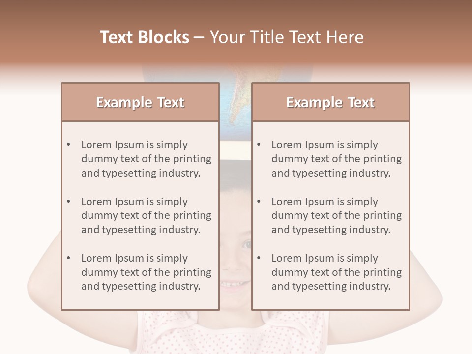People Innocence Education PowerPoint Template