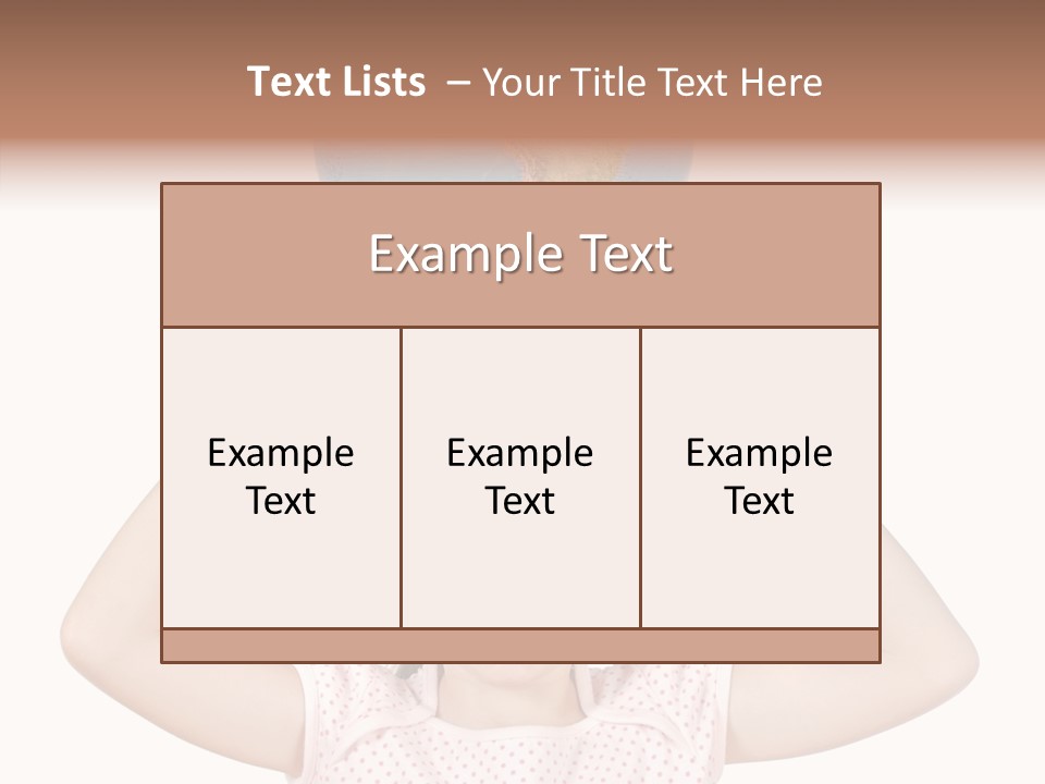 People Innocence Education PowerPoint Template