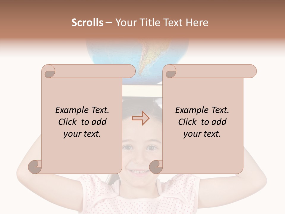 People Innocence Education PowerPoint Template