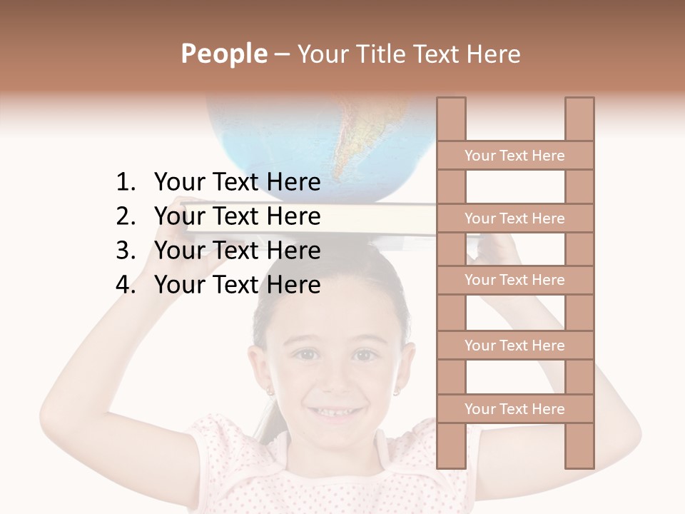 People Innocence Education PowerPoint Template