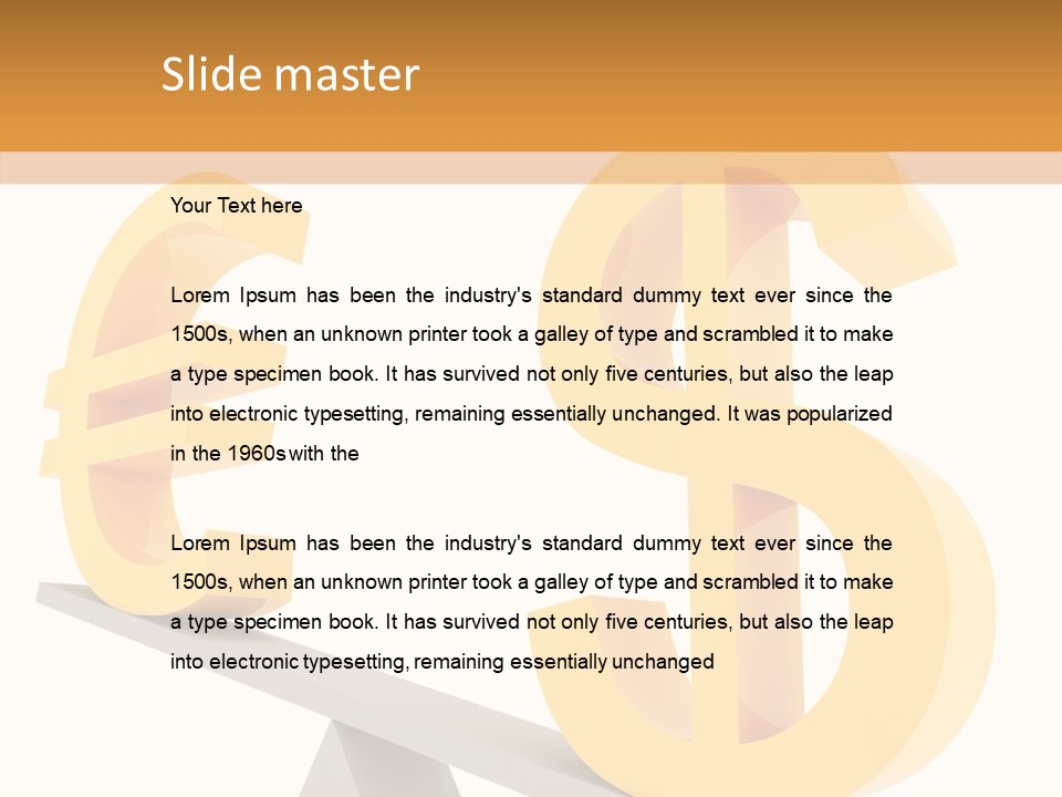 Equilibrium Gold Making PowerPoint Template