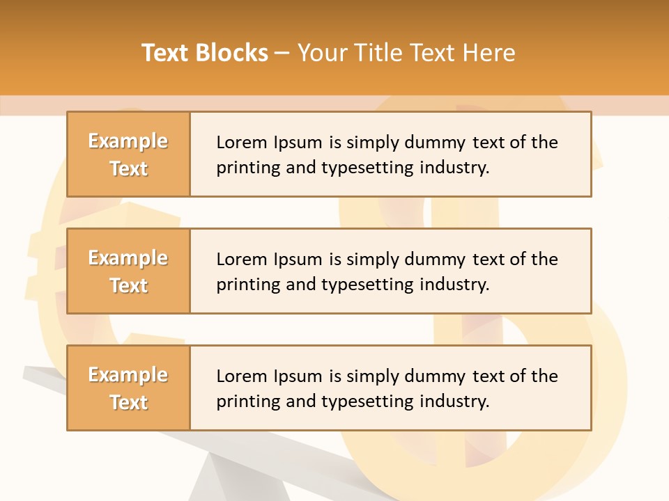 Equilibrium Gold Making PowerPoint Template