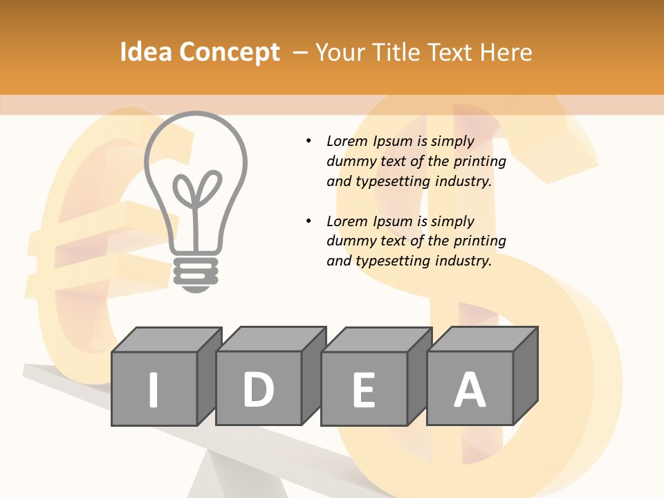 Equilibrium Gold Making PowerPoint Template
