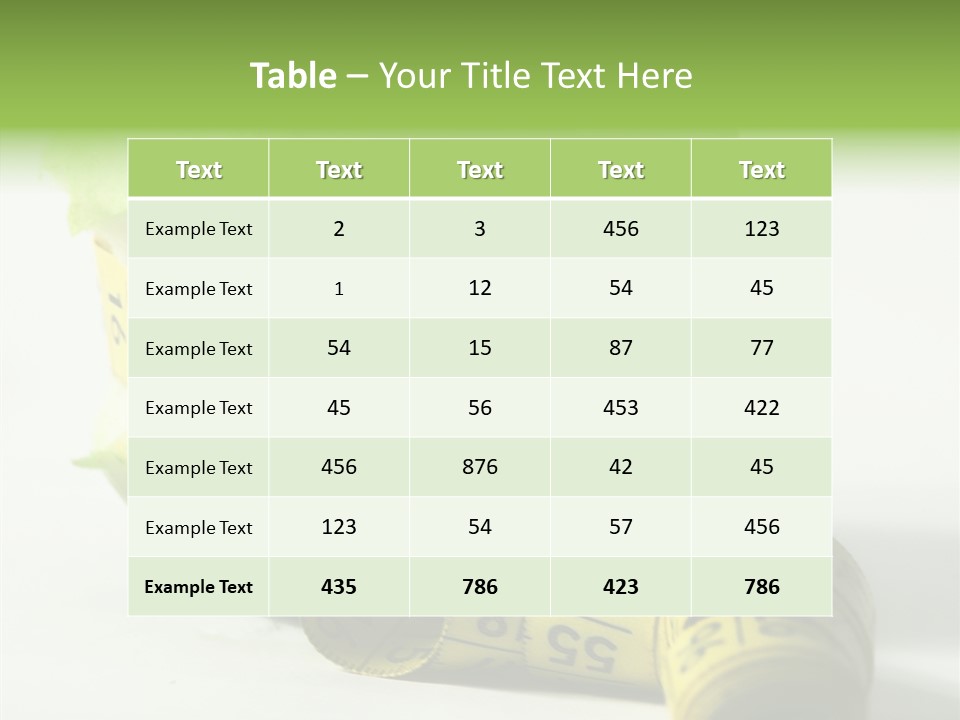 Centimetre Drop Centimeter PowerPoint Template