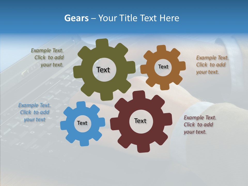 Blueberry Currant Red PowerPoint Template