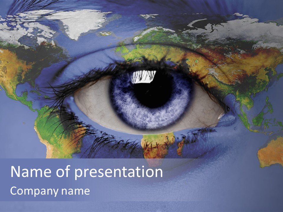 Eye Pacific Southamerica PowerPoint Template