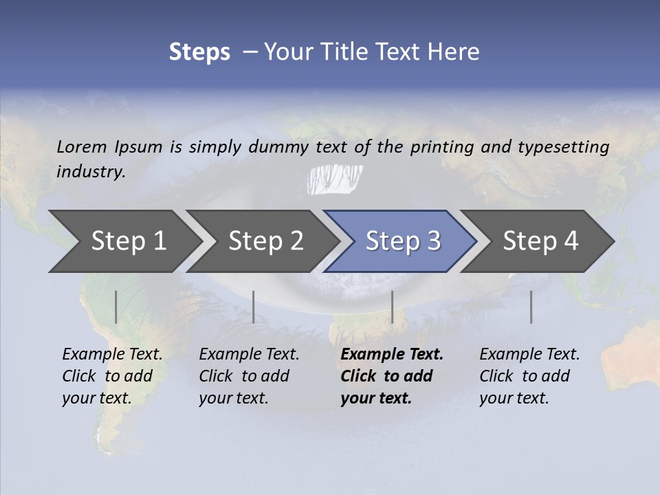 Eye Pacific Southamerica PowerPoint Template
