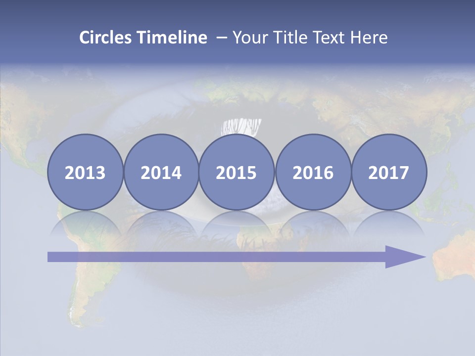 Eye Pacific Southamerica PowerPoint Template