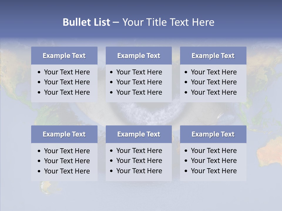 Eye Pacific Southamerica PowerPoint Template