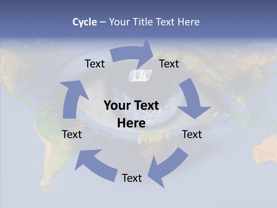 Eye Pacific Southamerica PowerPoint Template