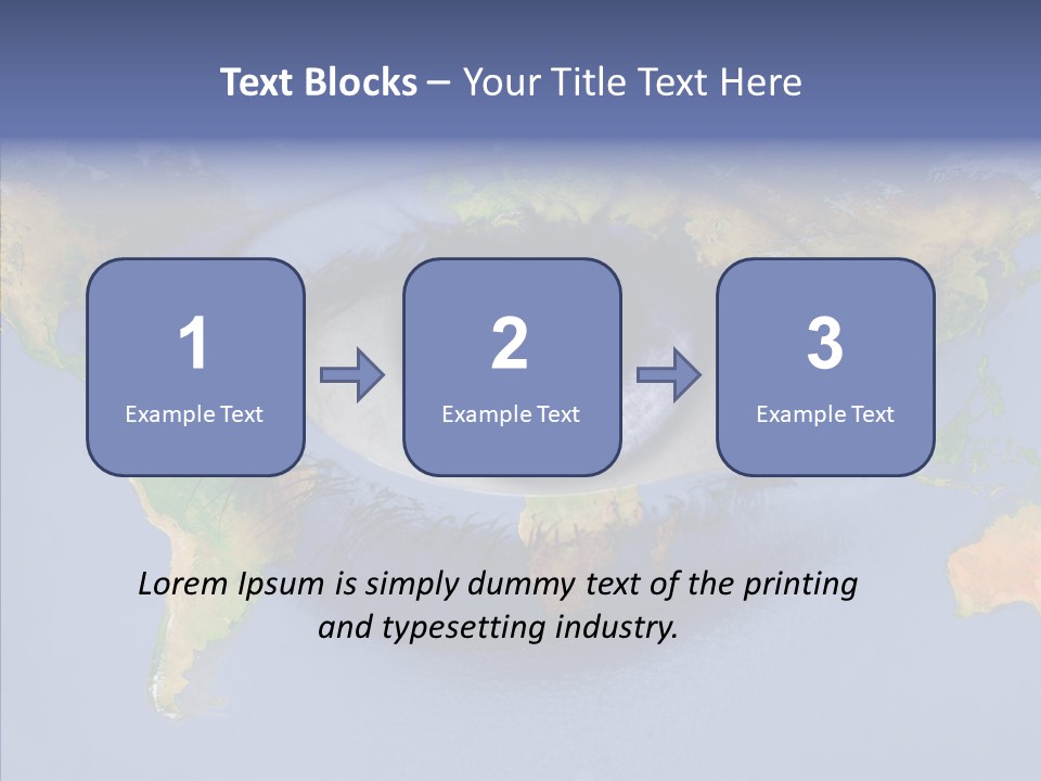 Eye Pacific Southamerica PowerPoint Template