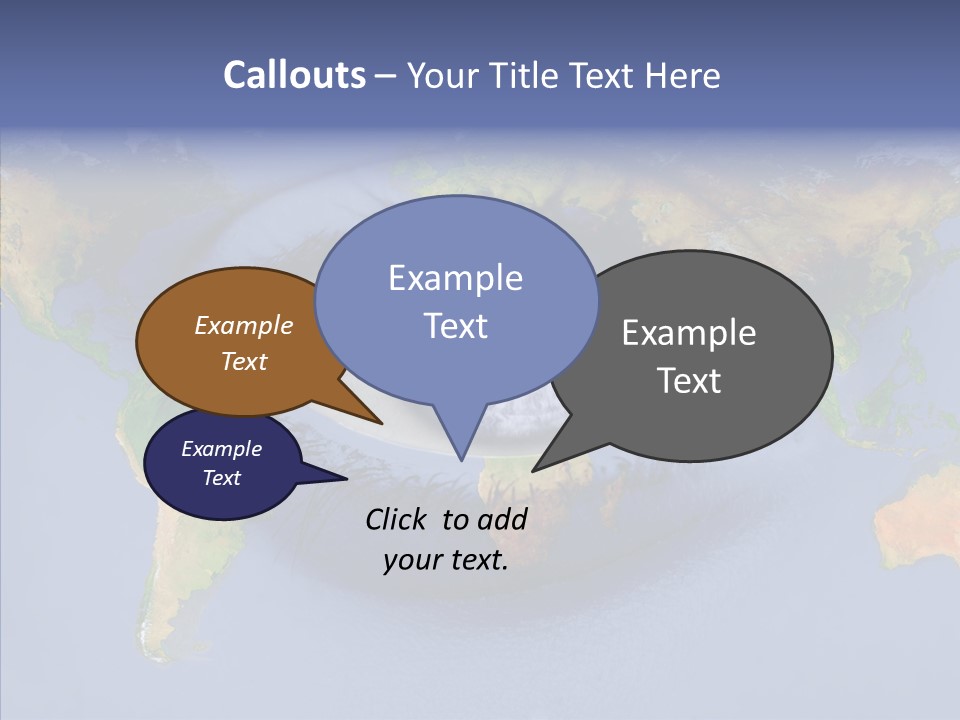 Eye Pacific Southamerica PowerPoint Template