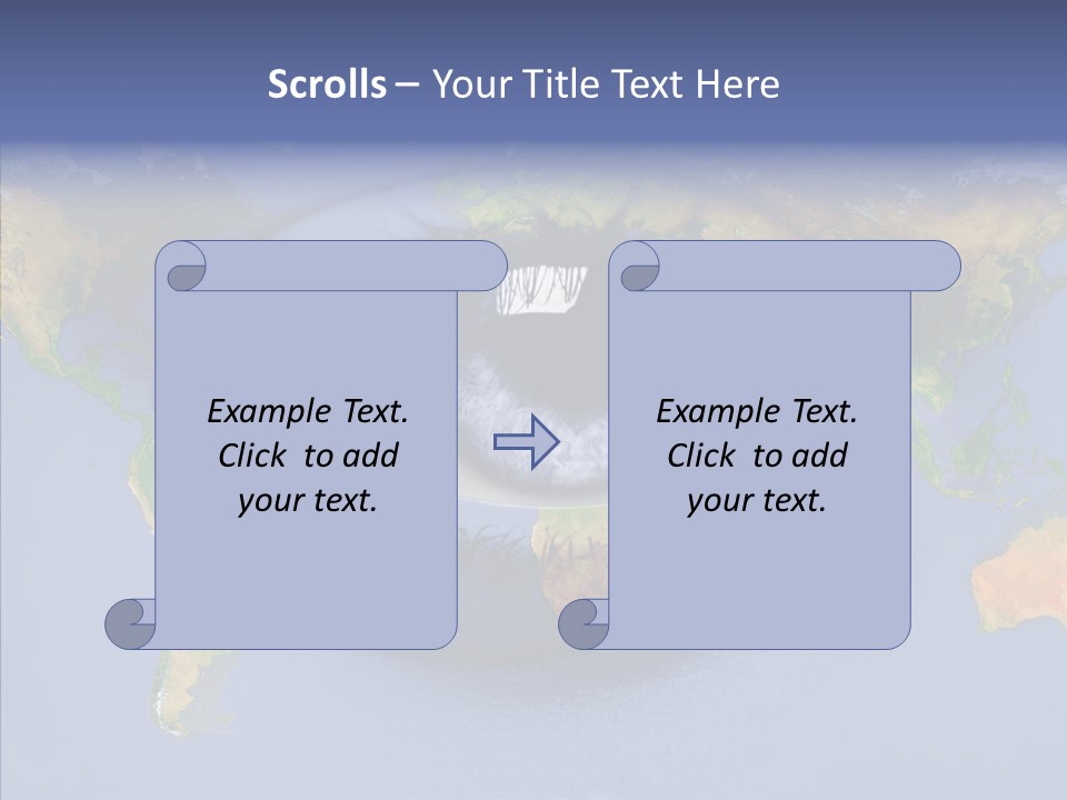 Eye Pacific Southamerica PowerPoint Template
