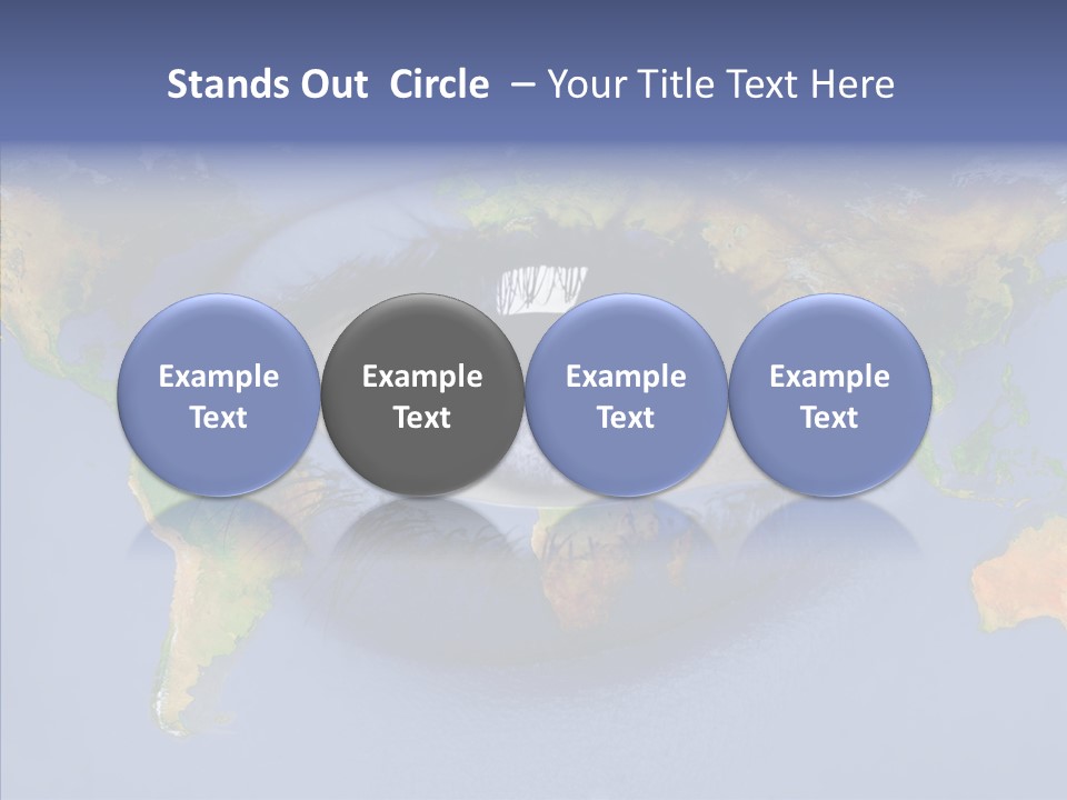 Eye Pacific Southamerica PowerPoint Template