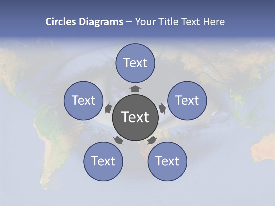 Eye Pacific Southamerica PowerPoint Template