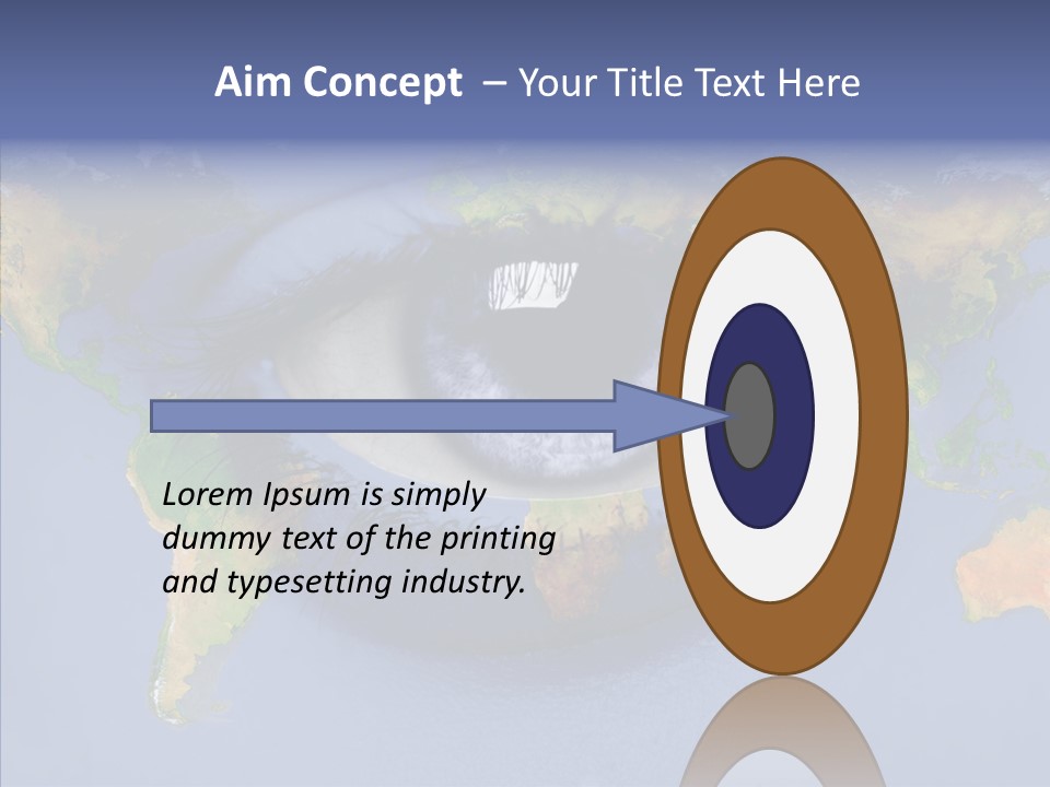 Eye Pacific Southamerica PowerPoint Template