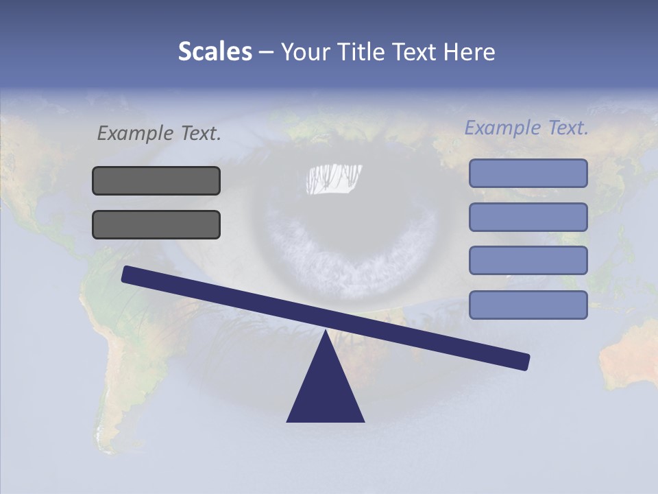 Eye Pacific Southamerica PowerPoint Template