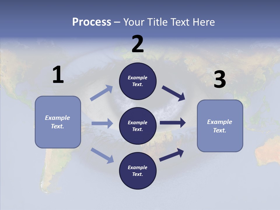 Eye Pacific Southamerica PowerPoint Template