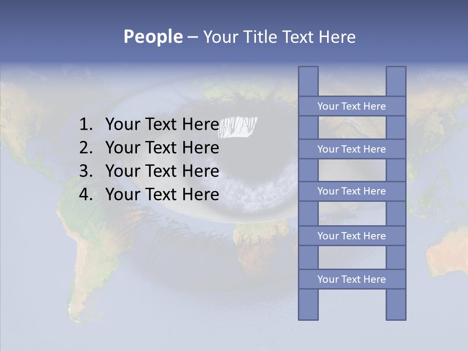 Eye Pacific Southamerica PowerPoint Template