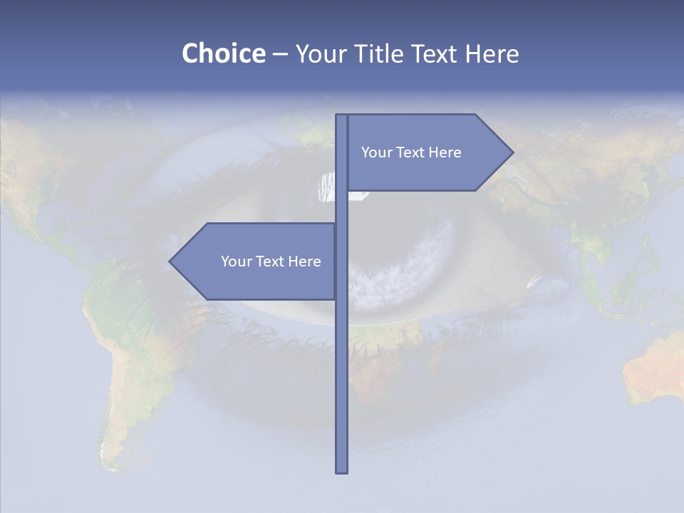 Eye Pacific Southamerica PowerPoint Template