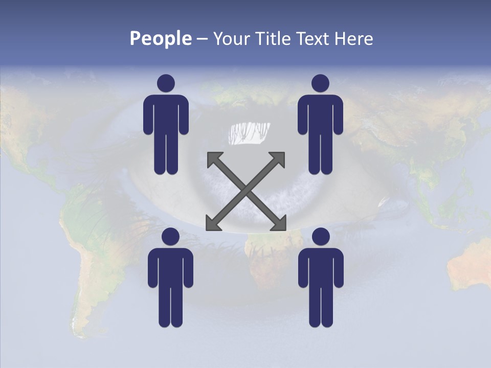 Eye Pacific Southamerica PowerPoint Template