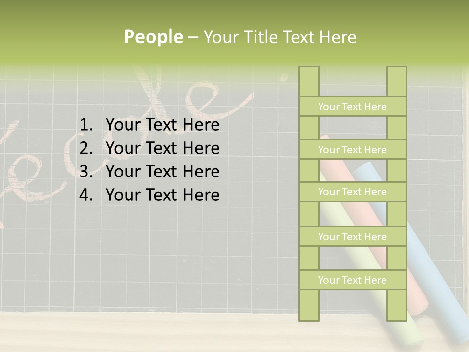 Reading School Young PowerPoint Template