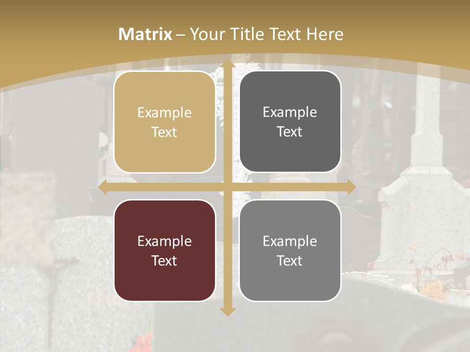 Concession Mortuary Ossuary PowerPoint Template