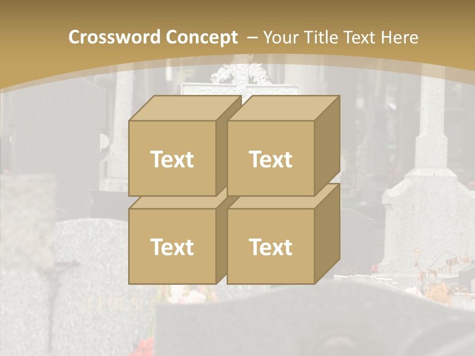 Concession Mortuary Ossuary PowerPoint Template