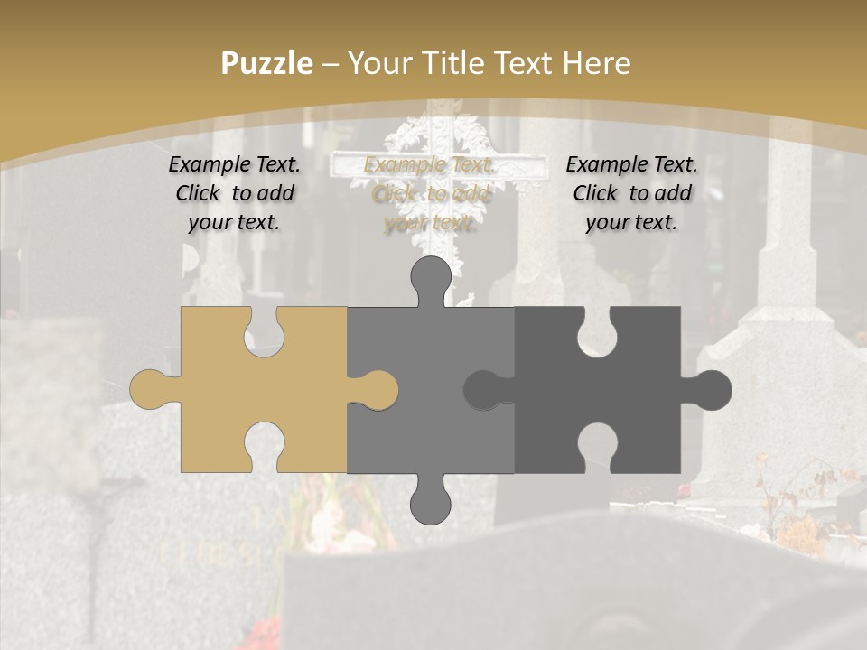 Concession Mortuary Ossuary PowerPoint Template