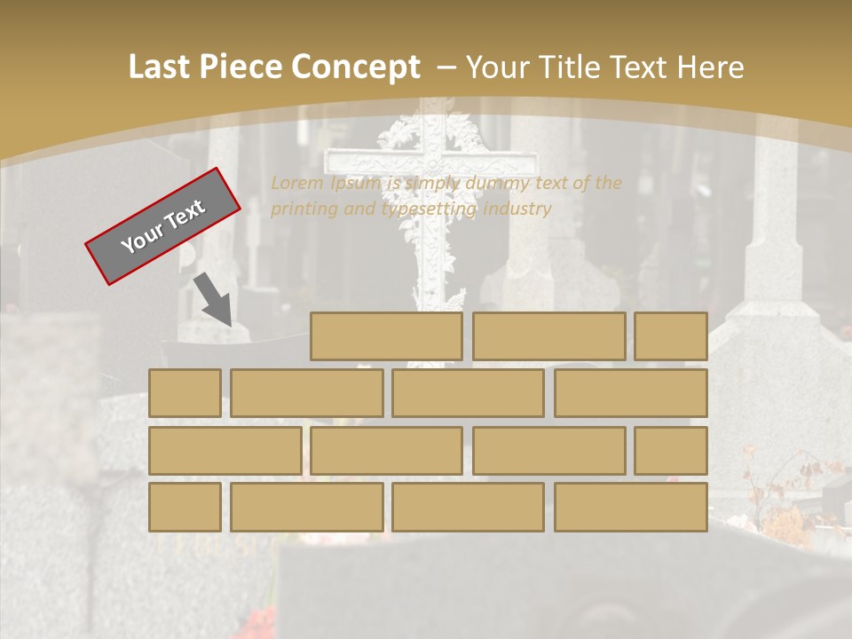 Concession Mortuary Ossuary PowerPoint Template