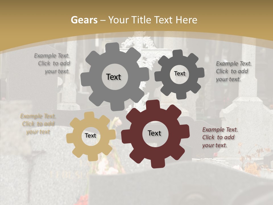 Concession Mortuary Ossuary PowerPoint Template